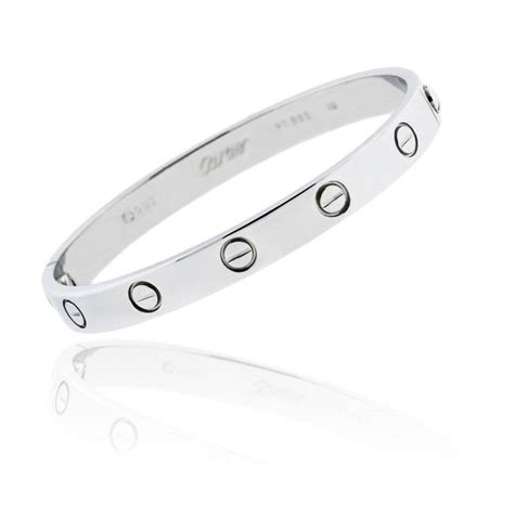 womens cartier bangle|cartier bangle silver.